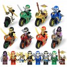 Ninjago Heavy armor Motorcycle Minifigures Lego Compatible Toy