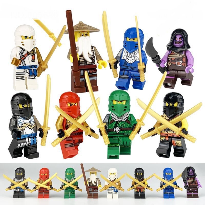 Hero Kai Hero Nya Hero Cole Minifigures Lego Compatible Ninjago Season 13