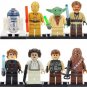 Star Wars Obi-Wan Yoda R2D2 Princess Leia Anakin Minifigures Lego Compatible Toy