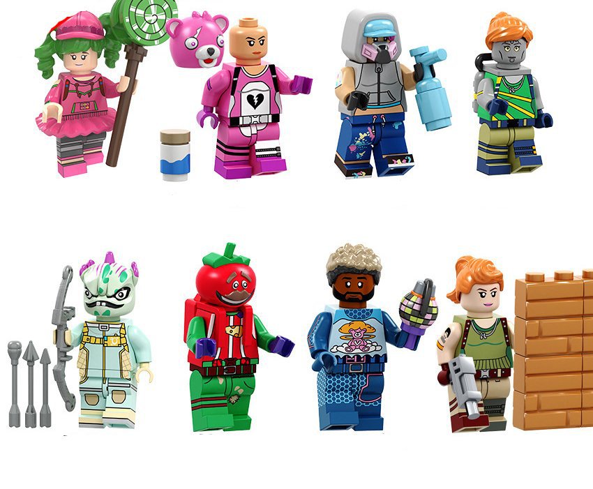 Tomatohead Zoey Teknique Leviathan Minifigures Lego Compatible Fortnite Set