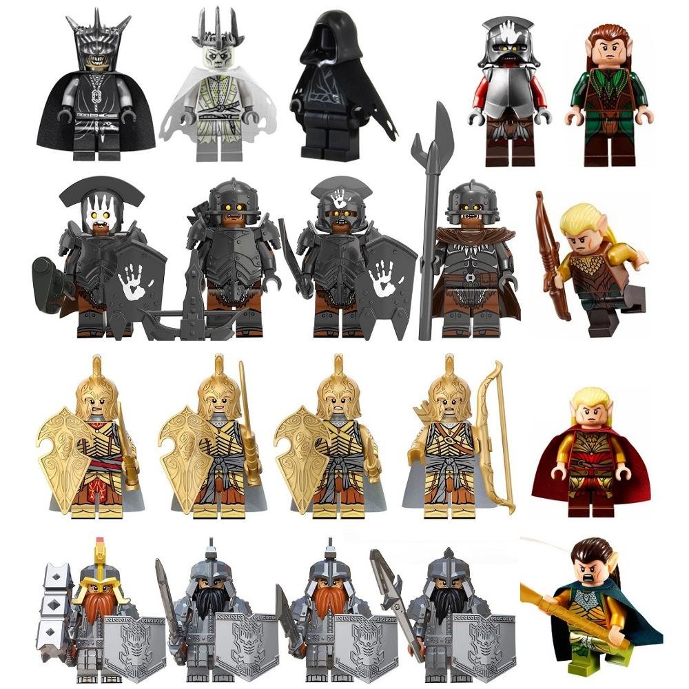 minifigures orcs hobbits