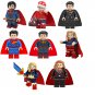 Superman Supergirl Minifigures Lego Compatible Superman Set