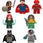 Justice League Batman Wonder Woman Aquaman The Flash Cyborg Mera Minifigures Lego Compatible Toy