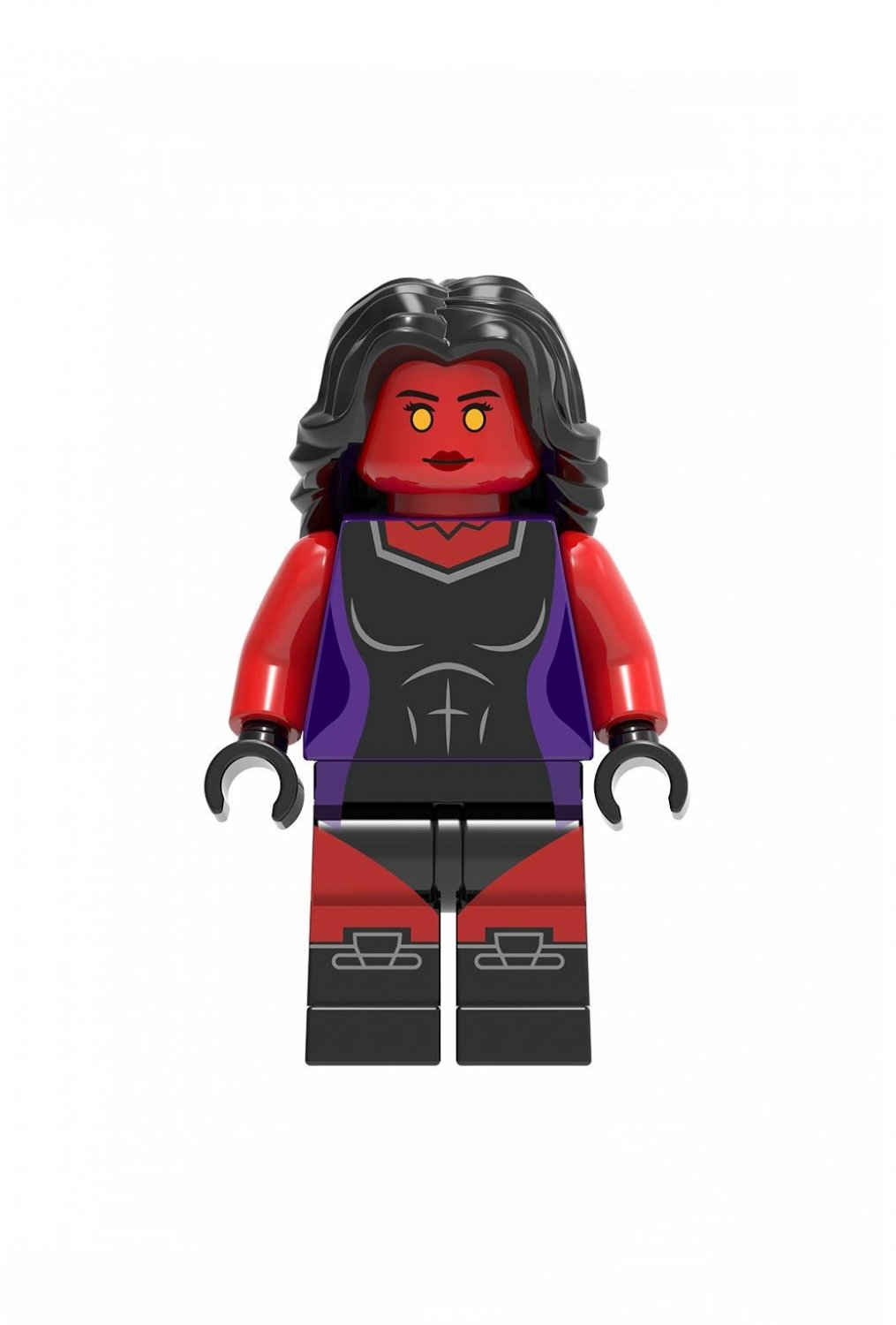 Red She-Hulk Minifigures Lego Compatible Hulk Minifigure