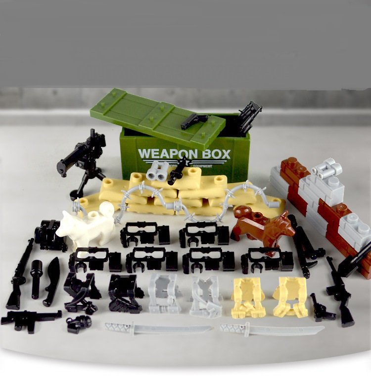 Minifigures Military Weapon Accessory Lego Compatible WW2 Weapon Accessory