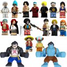 17pcs One Piece Comic Minifigures D. Luffy D·Dragon Lego Compatible Japan Comic Set