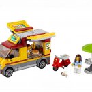 Pizza delivery truck Minifigures Lego Compatible City Set