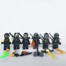 6pcs Cole Ninjago Minifigures Lego Compatible Toy