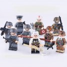 Germany SS artillery Field Medic soldier Minifigures Lego Compatible WW2 Military Set
