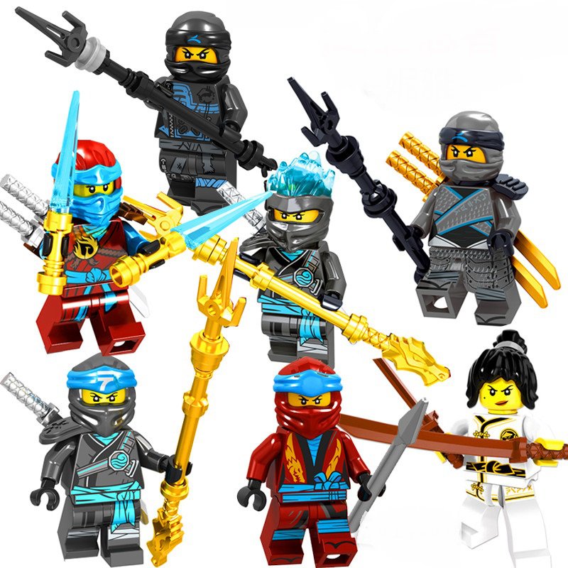 7pcs Nya Smith Minifigures Lego Compatible Ninjago Set
