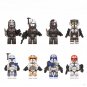 Star Wars Clone Force 99 Wrecker Crosshair Hunter Tech Minifigures Lego Compatible Toy