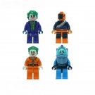 Deathstroke Mister Freeze Joker Minifigures Lego Compatible Super Heroes Set