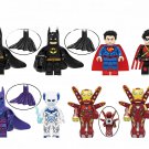 Batman Superman Robin Godspeed Iron Man MK50 Minifigures Lego Compatible Super Heroes Set