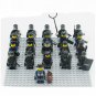 Police Riot police SWAT Commando Minifigures Lego Compatible City Set