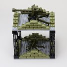 WW2 Germany howitzer fortress Lego Compatible Military base accessory