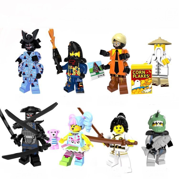 Garmadon Wu Nya Smith Sharkman Minifigures Lego Compatible Ninjago Set