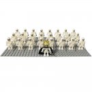Middle Ages Human Skeleton King Army Minifigures Lego Compatible Medieval Knights Set