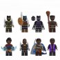Erik Killmonger M'baku Shuri W'kabi Minifigures Lego Compatible Black Panther Set