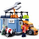 Vehicle diagnosis station Minifigures Lego Compatible City Car Set