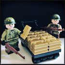 WW2 Soldier and Gold Minifigures Lego Compatible Toy