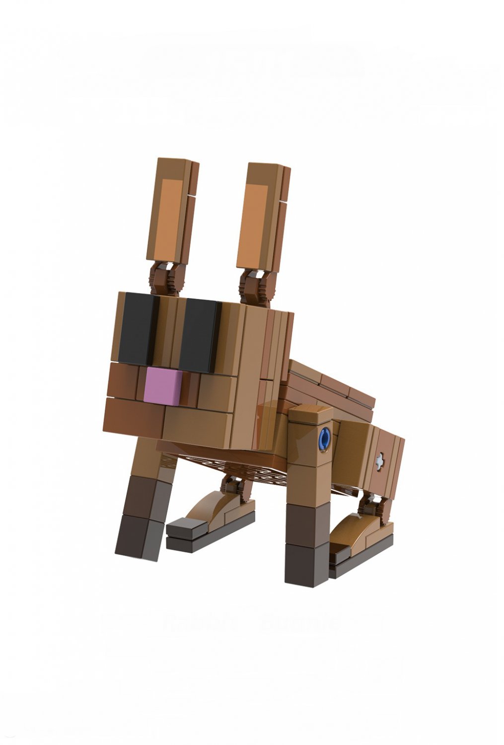 minecraft rabbit plush toy