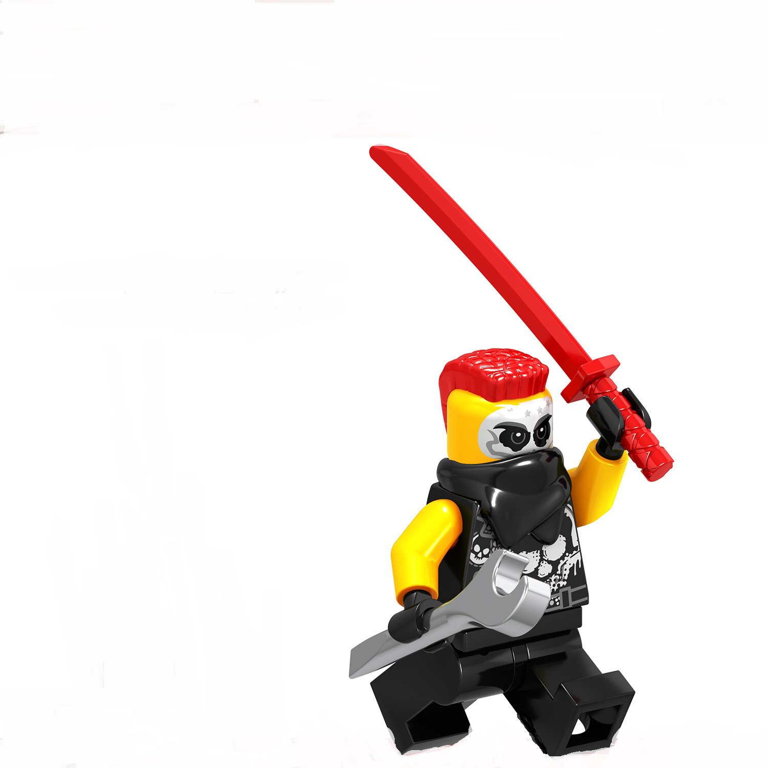 Chopper Maroon Minifigures Lego Compatible Ninjago Minifigure