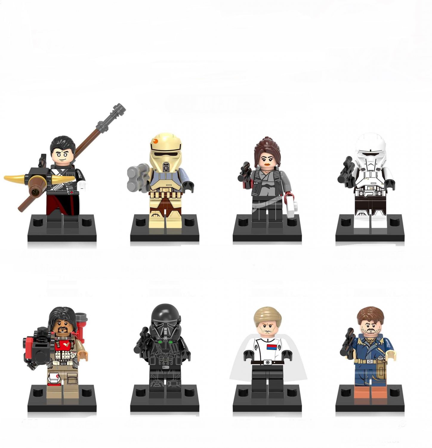 Jyn Erso Cassian Andor Baze Malbus Orson Krennic Minifigures Lego ...