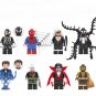 Black Cat Chameleon Morbius the Living Vampire Shocker Minifigures Lego Compatible Spider-Man Set