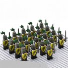 21pcs Middle Ages Kingdoms Knight Minifigures Lego Compatible Medieval Knights Set