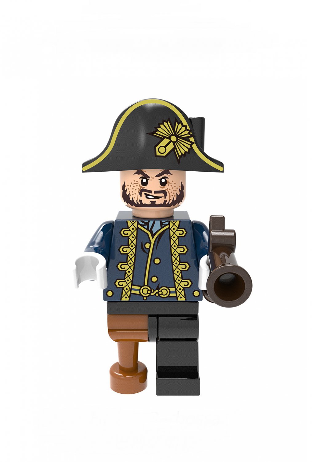 Hector Barbossa Minifigures Lego Compatible Pirates of the Caribbean Minifigure