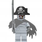Ghost Zombie Captain Minifigures Lego Compatible Pirates of the Caribbean Minifigure