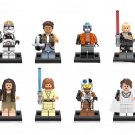 Zander Ponda Baba Pilot Mon Mothma Princess Leia Minifigures Lego Compatible Star Wars Set