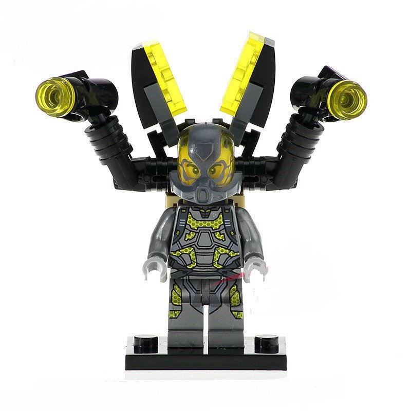Yellow Jacket Minifigures Lego Compatible Avengers Minifigure