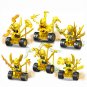 Golden Ninjago Chariot Minifigures Lego Compatible Toy