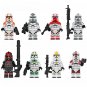 Old Republic Clone Commander Kamino Escort Clone Troopers Minifigures Lego Compatible Star Wars Set