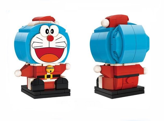 Santa Claus Big Doraemon Minifigures Lego Compatible Christmas 2020