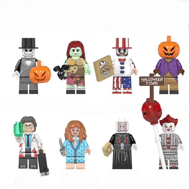 Pennywise Pumpkin King Re-Animator The Exorcist Minifigures Lego ...