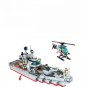 Navy Ship Destroyer Ship Helicopter Minifigures Lego Compatible Modern Military sets