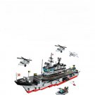 Cruiser Ship Aircraft Carrier Frigate moc Minifigures Lego Compatible Modern Military sets