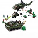Predator Jungle Battle Helicopter armored vehicle Minifigures Lego Compatible Predator 1 movie Set