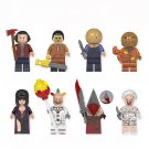 Sam Jason Elvira nurse Twisty the Clown Pyramid Head Minifigures Lego Compatible Halloween 2020