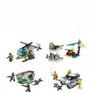 WW2 Battle of Iwo Jima US army rubber boats soldier Minifigures Lego Compatible Toy