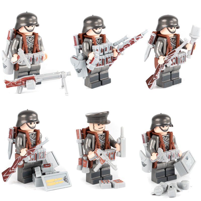 Germany Heavy Brandenburger Specia Force Minifigures Lego Compatible WW2 Germany Specia Force