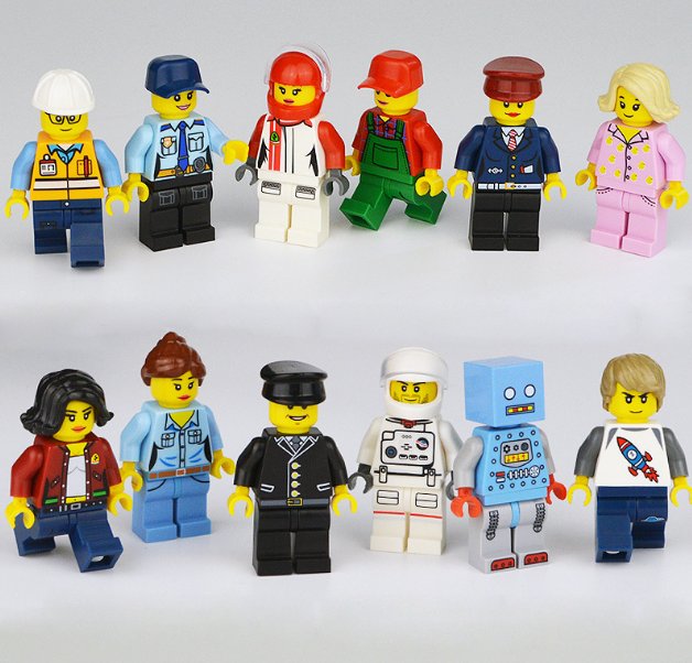 Robot Racing Driver Astronauts Minifigures Lego Compatible City Minifigures Sets