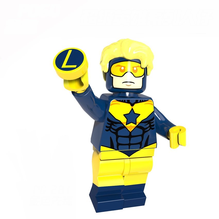 booster gold lego dc super villains