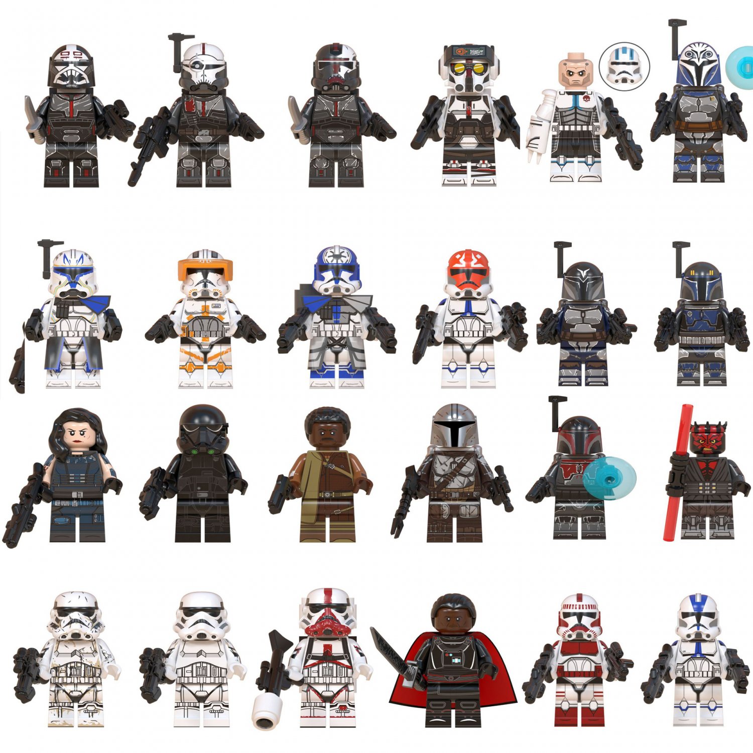 starwars lego minifigures