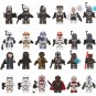 24pcs Star Wars Mandalorian Storm Trooper Minifigures Lego Compatible Mandalorian ship Sets