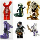Fangoam Pythor Acidicus Chop'ral Minifigures Lego Compatible Ninjago masters of spinjitzu