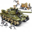 USSR T-34 Heavy Tank Minifigures Lego Compatible Tank WW2