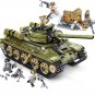 USSR T-34 Heavy Tank Minifigures Lego Compatible Tank WW2